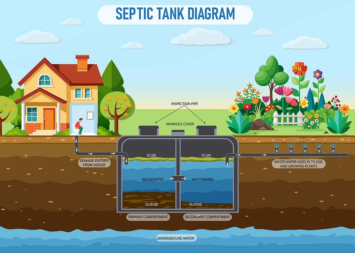 Septic Tank Diagram